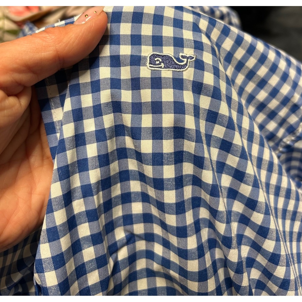 Vineyard Vines Performance Gingham Button Down Sh… - image 3
